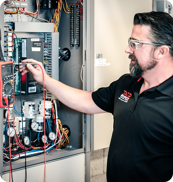 our havc control experts making changes to readings