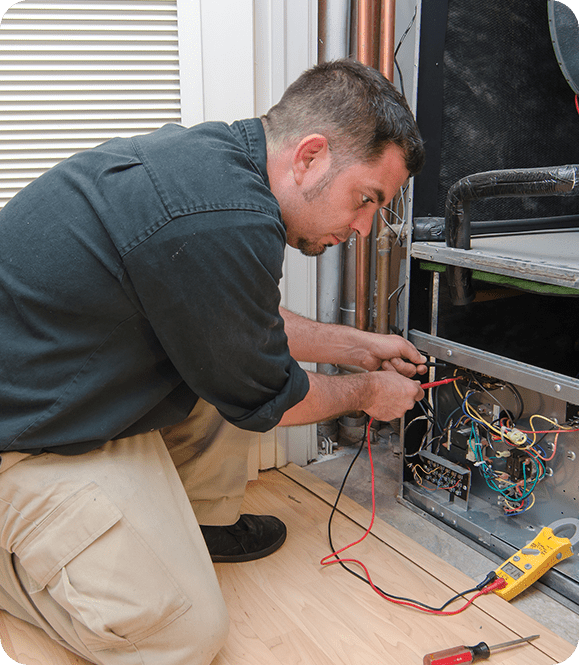 Residential hvac filter replacement by stat climate technician