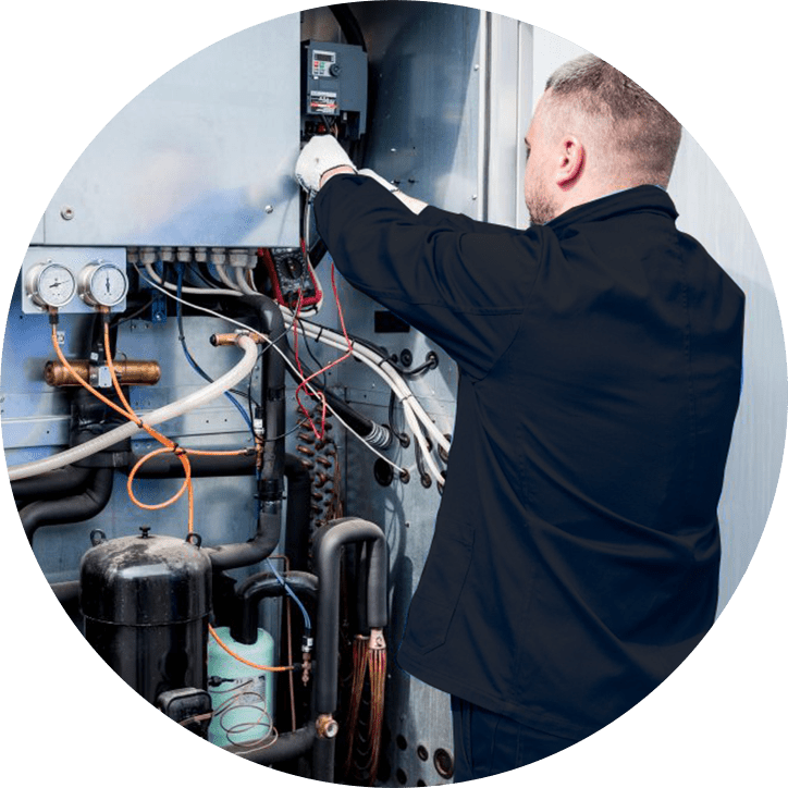 Residential hvac filter replacement by stat climate technician