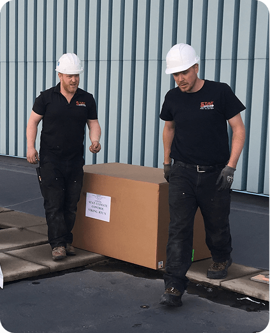 Residential hvac filter replacement by stat climate technician