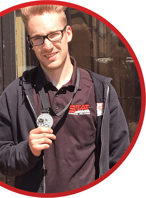 Residential hvac filter replacement by stat climate technician