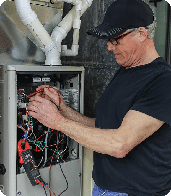 Residential hvac filter replacement by stat climate technician